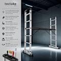 Miniatyrbillede 2 af 11: tectake 4-i-1 kombineret stillads og stige Silver