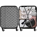 Miniatyrbillede 7 af 10: tectake Kuffertsæt 3-dele hardcase -  sort Black one size