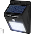 Miniatyrbillede 4 af 6: tectake 10x LED lampe med bevægelsessensor og solceller Black