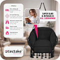 Miniatyrbillede 2 af 11: tectake Hængestol Samira -  sort Black