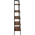 Miniatyrbillede 3 af 9: tectake Stigereol - 35,5 x 31,5 x 170,5 cm Dark brown