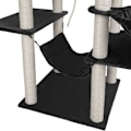 Miniatyrbillede 7 af 11: tectake Kradsetræ Lilou -  sort Black