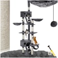 Miniatyrbillede 8 af 11: tectake Kradsetræ Hansi -  grå Grey