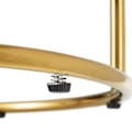 Miniatyrbillede 8 af 9: Sidebord Ellsa, marmorplade, stålramme - hvid/guld,pr. stk. hvid/guld