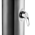 Miniatyrbillede 6 af 8: tectake Udendørs bruser Orinoco 38L -  sort/sølv Silver