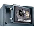 Miniatyrbillede 1 af 5: tectake Elektronisk pengeskab 20 x 31 x 22cm + 4 batterier Black