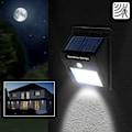 Miniatyrbillede 3 af 6: tectake 2x LED lampe med bevægelsessensor og solceller Black