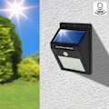 Miniatyrbillede 2 af 6: tectake 10x LED lampe med bevægelsessensor og solceller Black