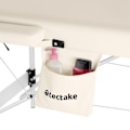 Miniatyrbillede 9 af 11: tectake 3 zoners massagebriks Koi Tao, bæretaske, aluminiumsramme -  beige Beige