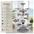 Miniatyrbillede 2 af 9: tectake Kradsetræ Nelly -  grå/hvid White