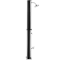 Miniatyrbillede 3 af 8: tectake Udendørs bruser Orinoco 38L -  sort/sølv Silver