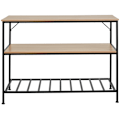 Miniatyrbillede 3 af 6: tectake Reol Akeley -  Industrielt lyst træ, egetræ Sonoma Light brown