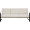 Miniatyrbillede 5 af 11: tectake Loungesofa Comosa, 3-personers, XXL-polstring Beige