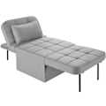 Miniatyrbillede 4 af 11: Skammel, 4 i 1, 6-trins højdejusterbar - lysegrå Light grey