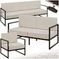 Miniatyrbillede 1 af 11: tectake Loungesæt Comosa til 6 personer, XXL-polstring Beige