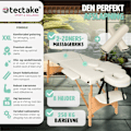 Miniatyrbillede 2 af 8: tectake Massagebriks 2 zoner Freddi sæt med 5 cm polstring -  beige Beige