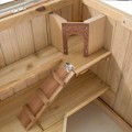 Miniatyrbillede 5 af 10: tectake Hamsterbur Goldie Brown