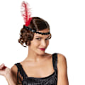 Miniatyrbillede 3 af 5: tectake Charleston kostume Black L