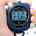Miniatyrbillede 3 af 5: Professionelt digitalt sportsstopur timer, 2 linjer 10 hukommelse, nedtælling, alarm, batteri + ledning, PC2810