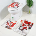 Pikkukuva 4 / 5: Joulukoristeita wc-lattiamatto Neliosainen kylpyhuoneen set, F4,