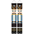 Miniatyrbillede 4 af 5: 180 cm nøddeknækker juledekorationsbannere til hoveddør, veranda, have, indendørs, udendørs（2021090703） LYCXAMES