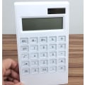 Miniatyrbillede 2 af 4: Solar Lommeregner Single Mode Crystal Dual Power Button Computer 18,5*10,8*1,5CM