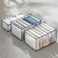 Miniatyrbild 1 av 5: Set med 3 hopfällbara klädlåda Låda Organizer Låda Förvaringslåda Låda Organizer för skjorta T-shirt Byxor Underkläder