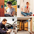 Miniatyrbilde 4 av 4: Kraftig trådløs WiFi-rekkeviddeforlenger - 1200mbps WiFi-repeater med 2 Ethernet-porter, WiFi Booster 5Ghz og 2,4Ghz, WiFi