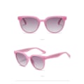 Pikkukuva 4 / 5: Macaron Aurinkolasit Custom Street Style Varjostimet Muoti Aurinkovarjot Levymateriaalilasit (Jelly Pink Gradient Grey Frame)