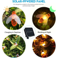 Miniatyrbild 3 av 4: 2 lägen Solar Powered 6.5m 30 Lights Solar Powered LED Little Bee String Lights,
