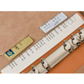 Miniatyrbild 3 av 3: A6 Binder Hud Feeling Hand Account Notebook Notebook Cash Budget Chart PVC Dragkedja Lösblad Business Book (Amber Brown-Single Shell),
