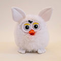 Pikkukuva 2 / 2: Suloinen sähköinen puhuva Furby Elf pehmolelu elektroninen lemmikkipöllölelu 15cm A White