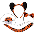 Pikkukuva 1 / 3: 1 set taaperoiden tiikeriasusettiä set Tiger set juhliin sarjakuva Tiger Cosplay set