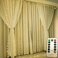 Pikkukuva 1 / 4: LYCXAMES 3 * 3 USB kuparilanka LED Waterfall verhojen valojohdot