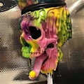 Miniatyrbillede 7 af 9: Bubble Gum Machine Färgglad Skull Candy Dispenser Halloween Desktop Ornament For Hem Vardagsrum Inredning