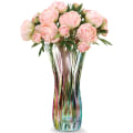 Miniatyrbilde 4 av 5: Vase i farget krystallglass