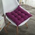 Pikkukuva 1 / 5: 4 pehmustetun istuintyynyn set puutarhaan, patiolle, keittiöön ja toimistotuoleihin, violetti 40*40cm