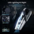 Miniatyrbillede 5 af 5: i 1 håndstøvsuger, 120W bærbar bilstøvsuger med LED-lys, våd/tør dobbeltbrug, multifunktionel dækindgang