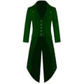 Gotisk Steampunk Frackjakke (XL Grøn)