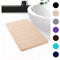Miniatyrbilde 1 av 5: Badematte badematte absorberende sklisikker vaskbar badematte - 30 x 50 cm (beige),