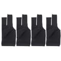 Biljardhandske 4-pack Unisex Vänster Höger Hand Öppen Tre Fingerhandskar