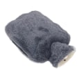 Pikkukuva 2 / 8: Pehmoinen kuumavesipullo pehmeällä kannella 2000ml Anti-Scald Double Hand Insert - Tummanharmaa