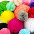 Miniatyrbild 4 av 4: 12st-Honeycomb Ball-Color Random