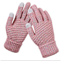 Miniatyrbild 1 av 2: Vinter Touch Screen Handskar Tjocka Varma Stickade Stretch Handskar Imitation Ull Full Finger Utomhus Skid Handskar