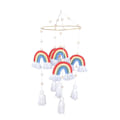Miniatyrbilde 1 av 5: Baby Crib Mobiles regnbueteppet med håndlagde vevde dusker style 5