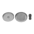 Rund Hamburger Press Patty Maker Aluminiumlegering Burger Press Patty Form för Kött Nötkött Camping 12 cm Diameter