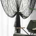 Miniatyrbillede 2 af 5: Sorte blondeforhæng 2 stk Sort 100 x 200 cm Sort Black[ht] Black 100 x 200 cm