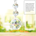 Pikkukuva 4 / 5: Crystal Suncatcher Green Hummingbird riippuva riipus, sateenkaariprisma-kattokruunu, kattokruunujen valmistaja Koristeellinen ikkuna Suncatcher kotipuutarhasisustus