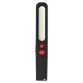 Pikkukuva 1 / 5: Ladattava LED-työvalo, kaksivärinen yhdistelmävalotarkastuslamppu 2 in 1 COB LED-taskulamppu kaksoismagneettisella A:lle