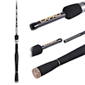 Miniatyrbillede 5 af 6: 6-delt Carbon Spinnestang - 2,1m & 2,4m Agn Fiskestang Håndstang Tackle